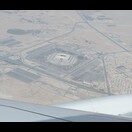 Ein WM-Stadion, mitten in der Wüste